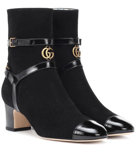 diamond gucci boots|Gucci black ladies shoes.